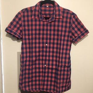 Scotch & Soda Short Sleeve Checkered Shirt